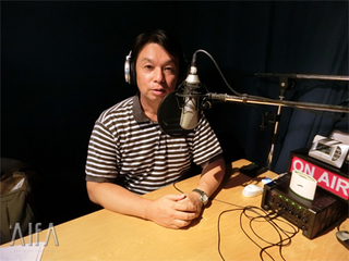 福岡和昭の風水談話 第100回放送 収録後写真